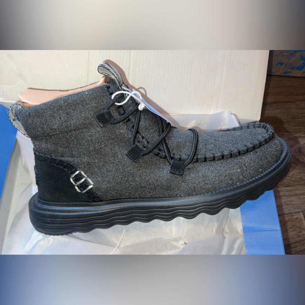 Hey Dude Women's Boots - Black and Gray